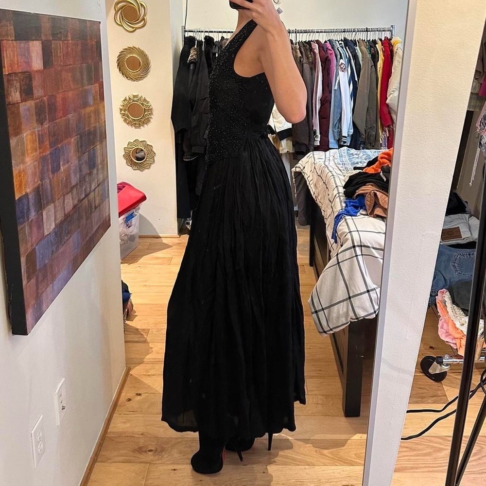 VM Black Wide Leg Jumpsuit - Picture 2 of 8